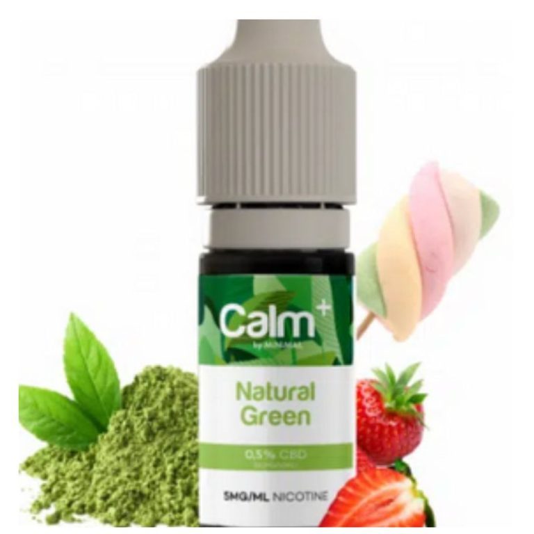 E-lichid CBD nicotina Natural Green