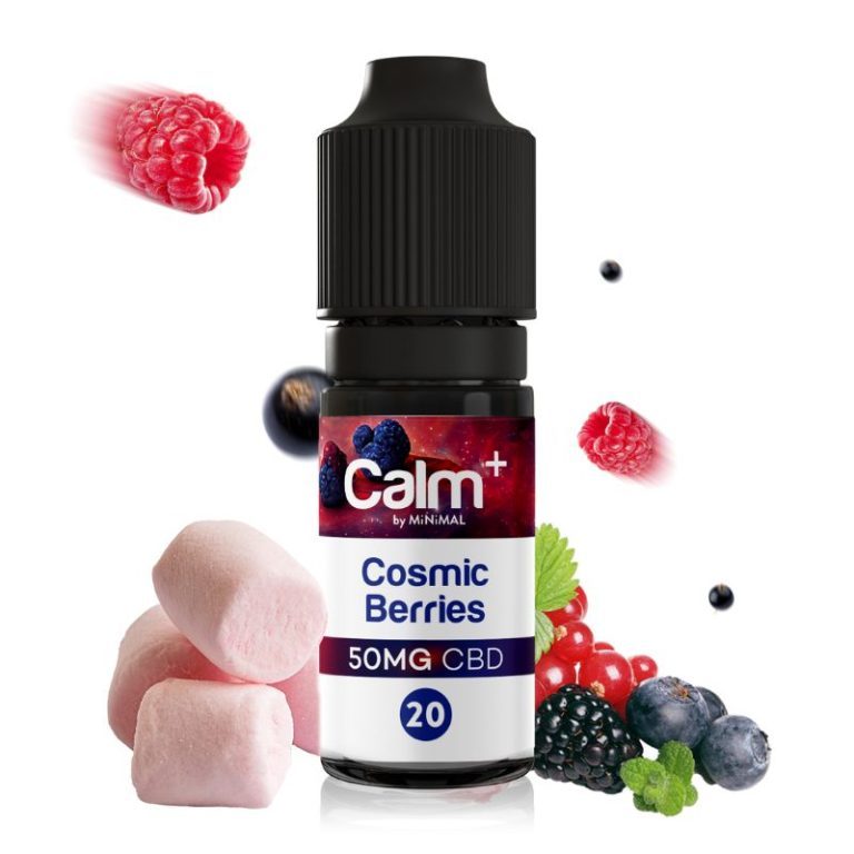 E-liquid CBD & Nicotine Cosmic Berries 20mg/ml Calm+