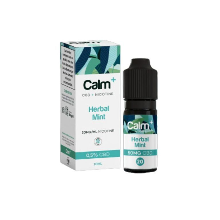 E-lichid CBD nicotina Natural Green 20mg/ml Calm+