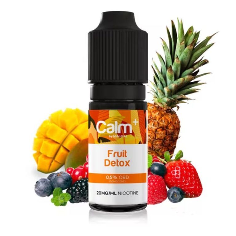 E-Lichid CBD Fruit Detox Calm+